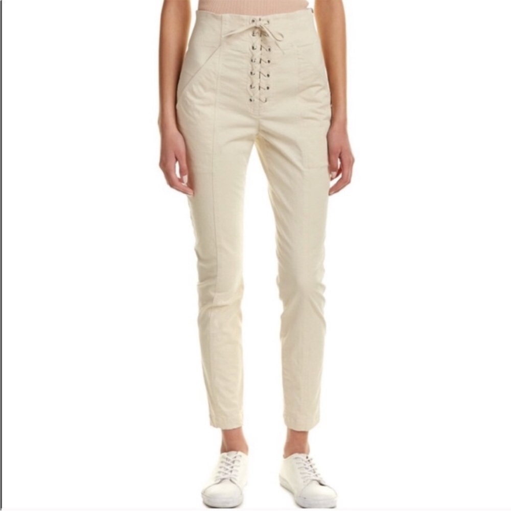 A.L.C. High waist tie waist pants